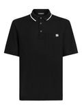 Dolce & Gabbana Men Cotton Piqué Polo Shirt