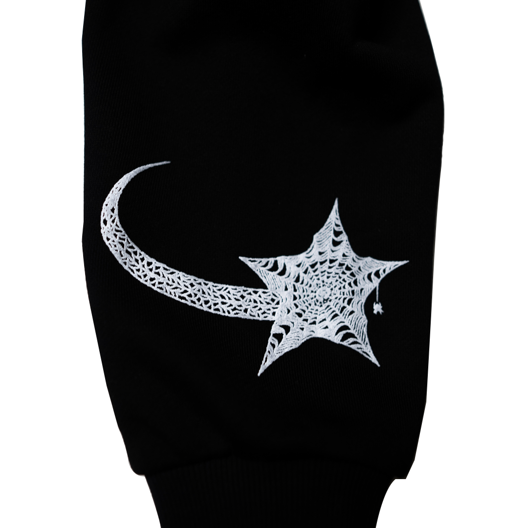 BL WEBSTAR FULL ZIP HOODIE (BLACK/WHITE)