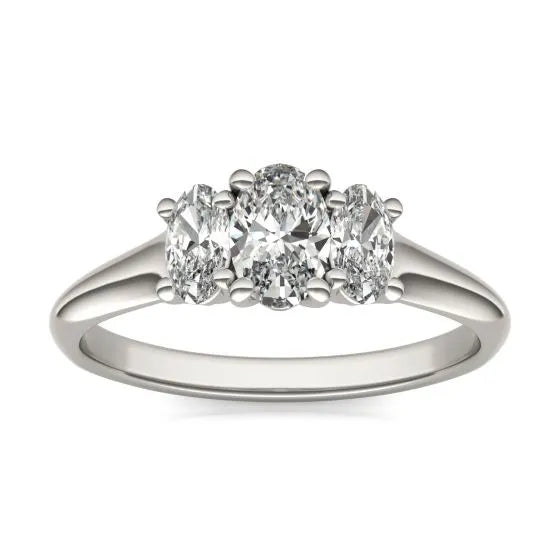 Three Stone Engagement Ring