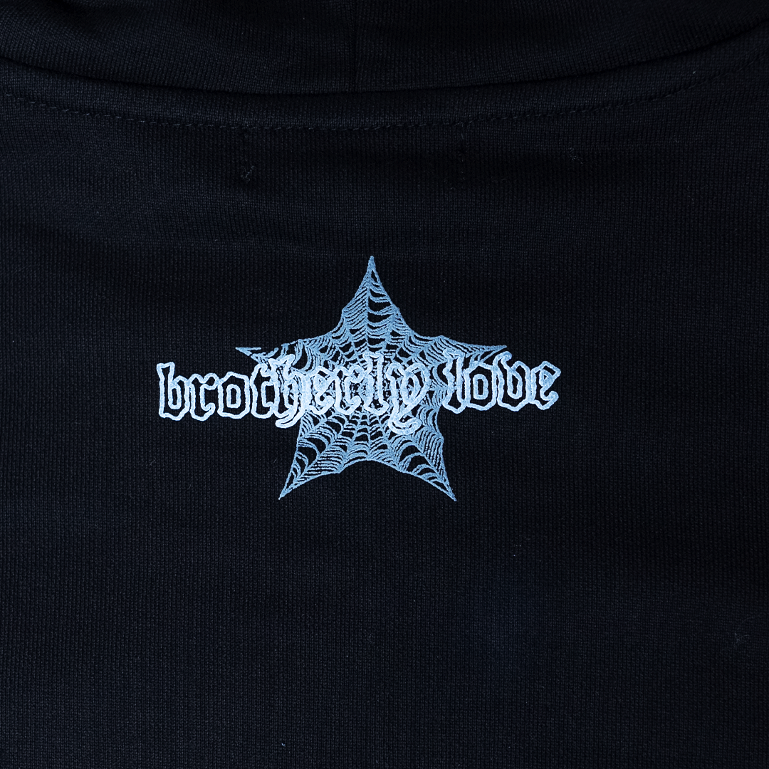 BL WEBSTAR FULL ZIP HOODIE (BLACK/WHITE)