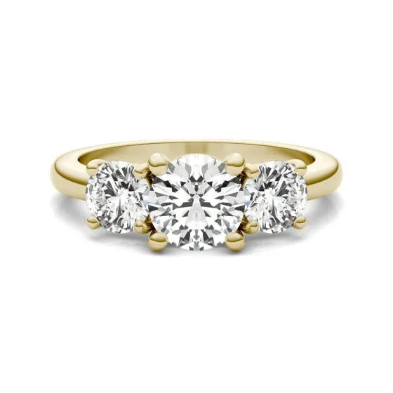 Diamond Three Stone Engagement Ring