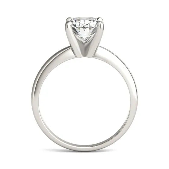 Oval Diamond Solitaire Engagement Ring