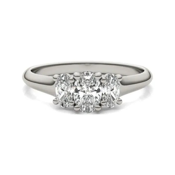 Three Stone Engagement Ring