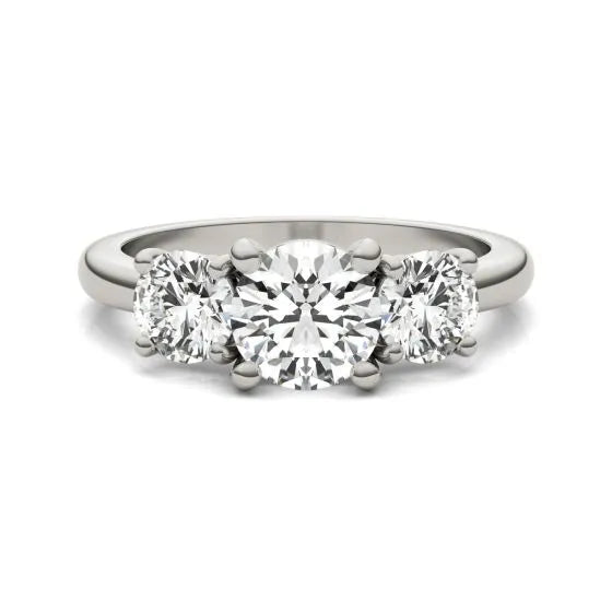 Diamond Three Stone Engagement Ring