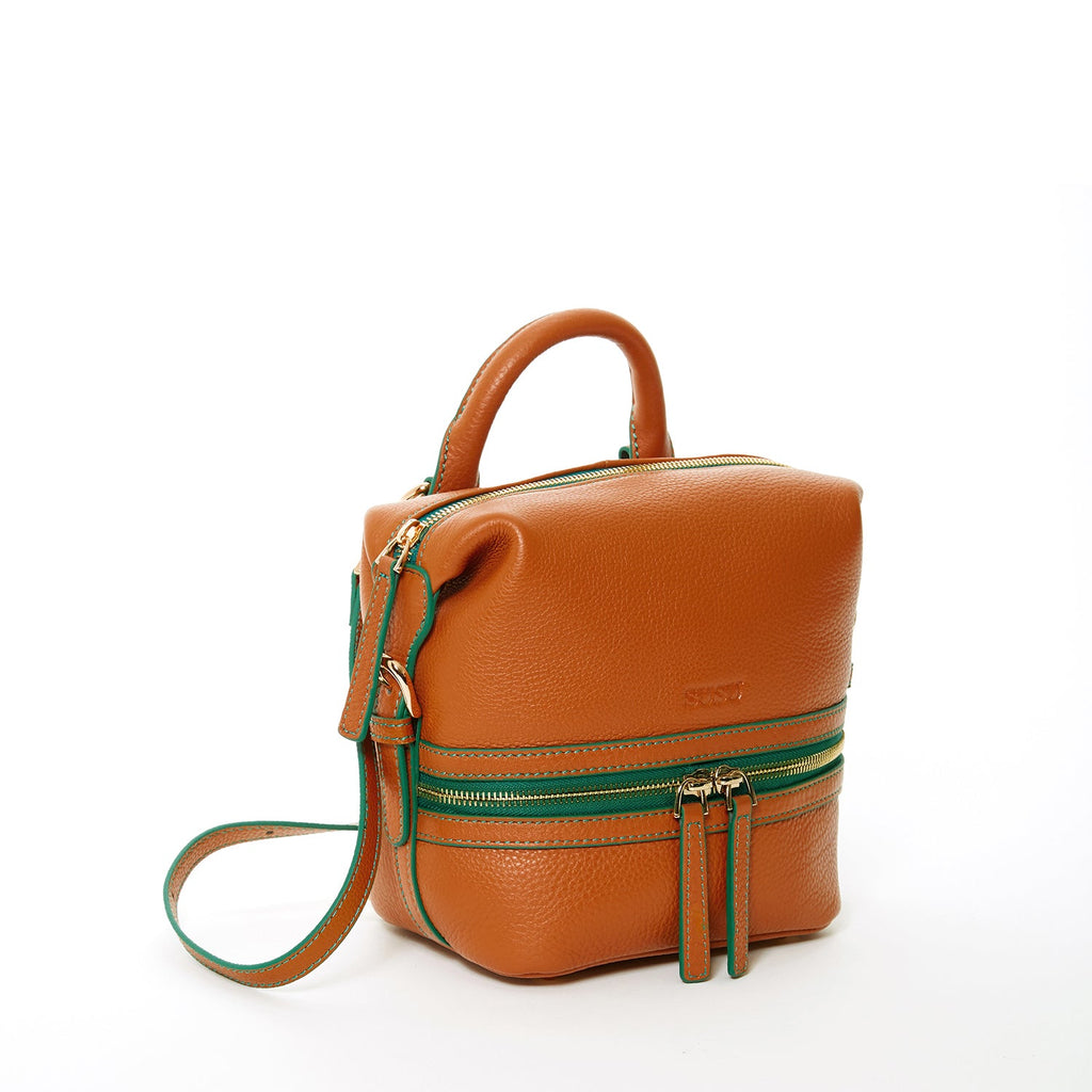 Leather Backpack Crossbody Purse