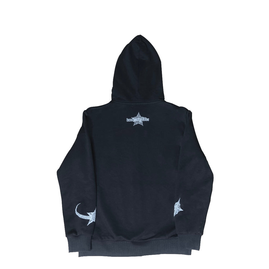 BL WEBSTAR FULL ZIP HOODIE (BLACK/WHITE)