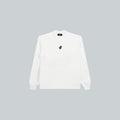 WHITE RIP LOGO CREWNECK