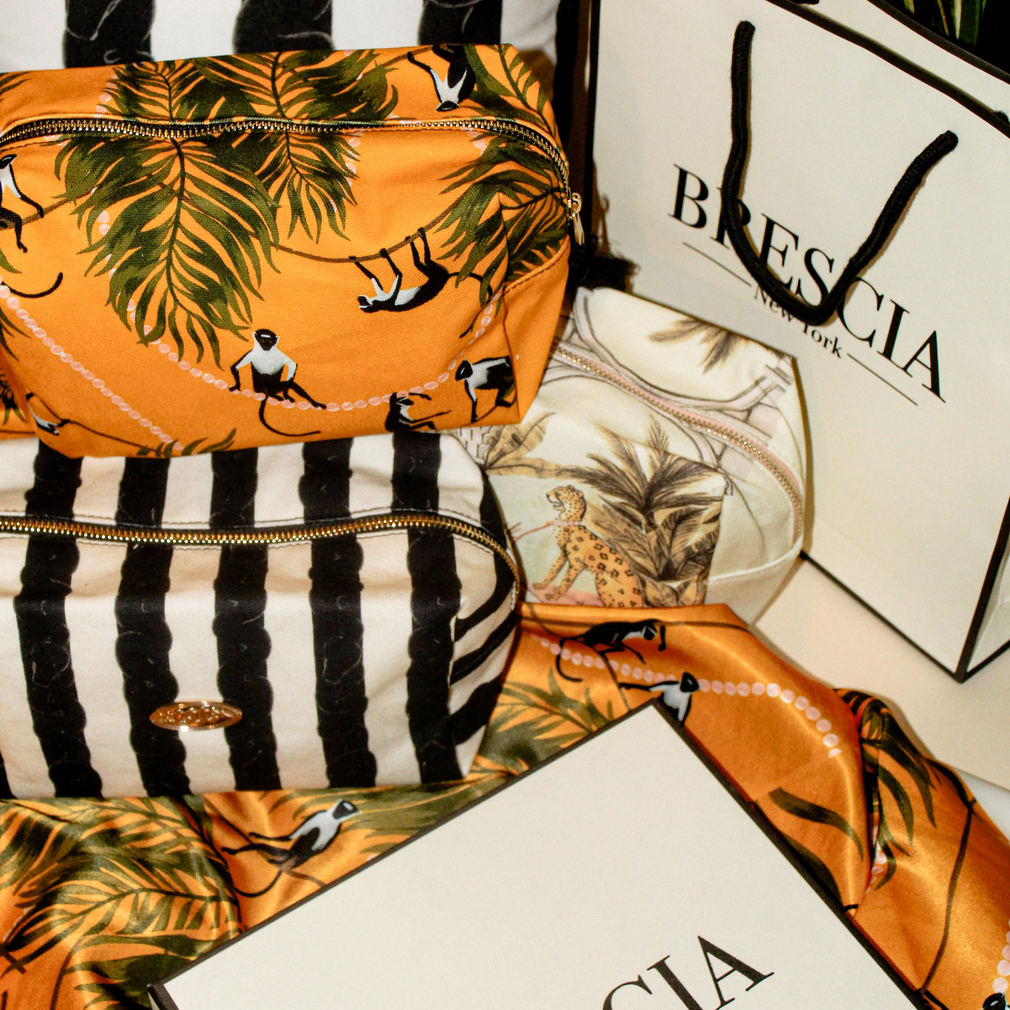 Serpentine Stripe Travel Bag - Black