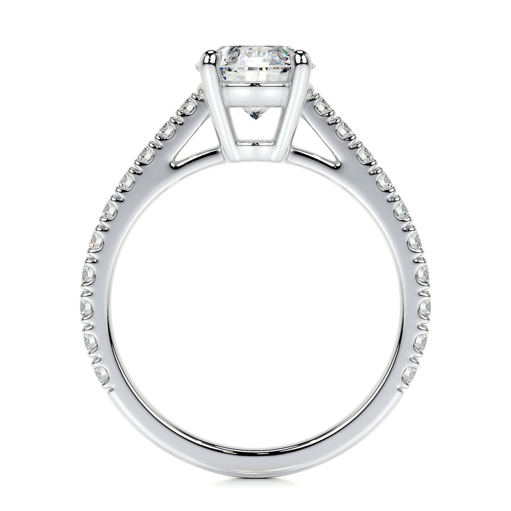 Round Brilliant Diamond Channel Setting Engagement Ring