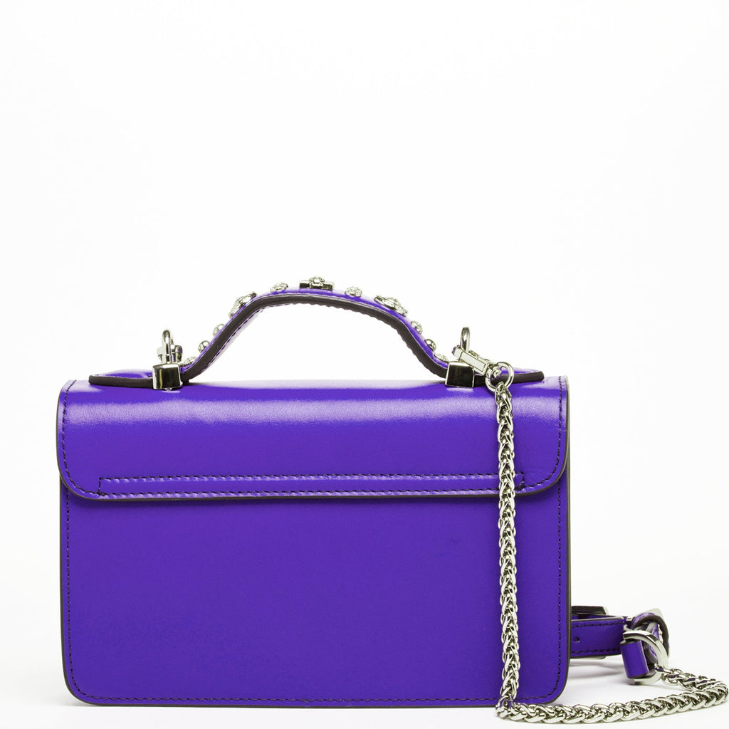 Studded Small Royal Blue Handbag