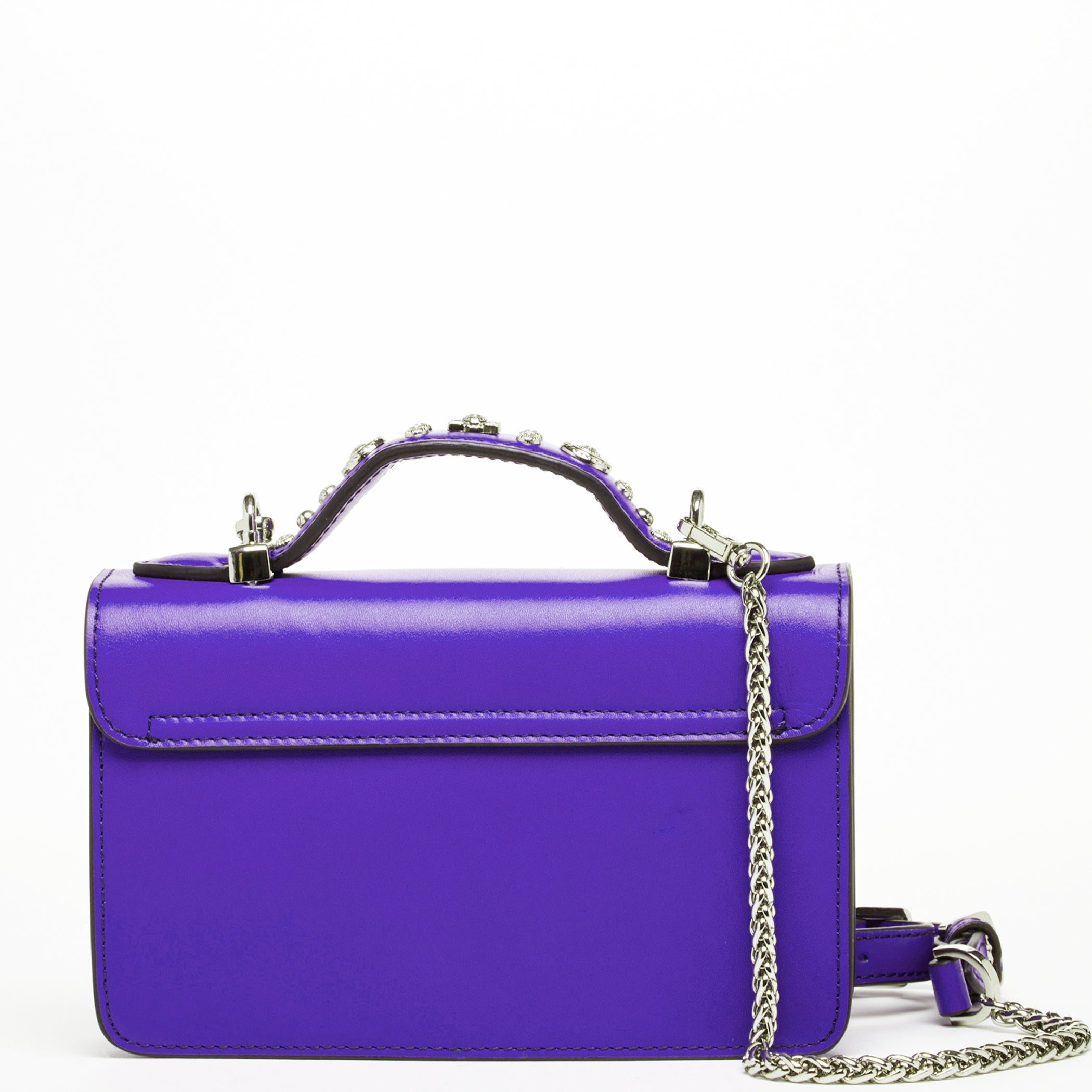 Studded Small Royal Blue Handbag