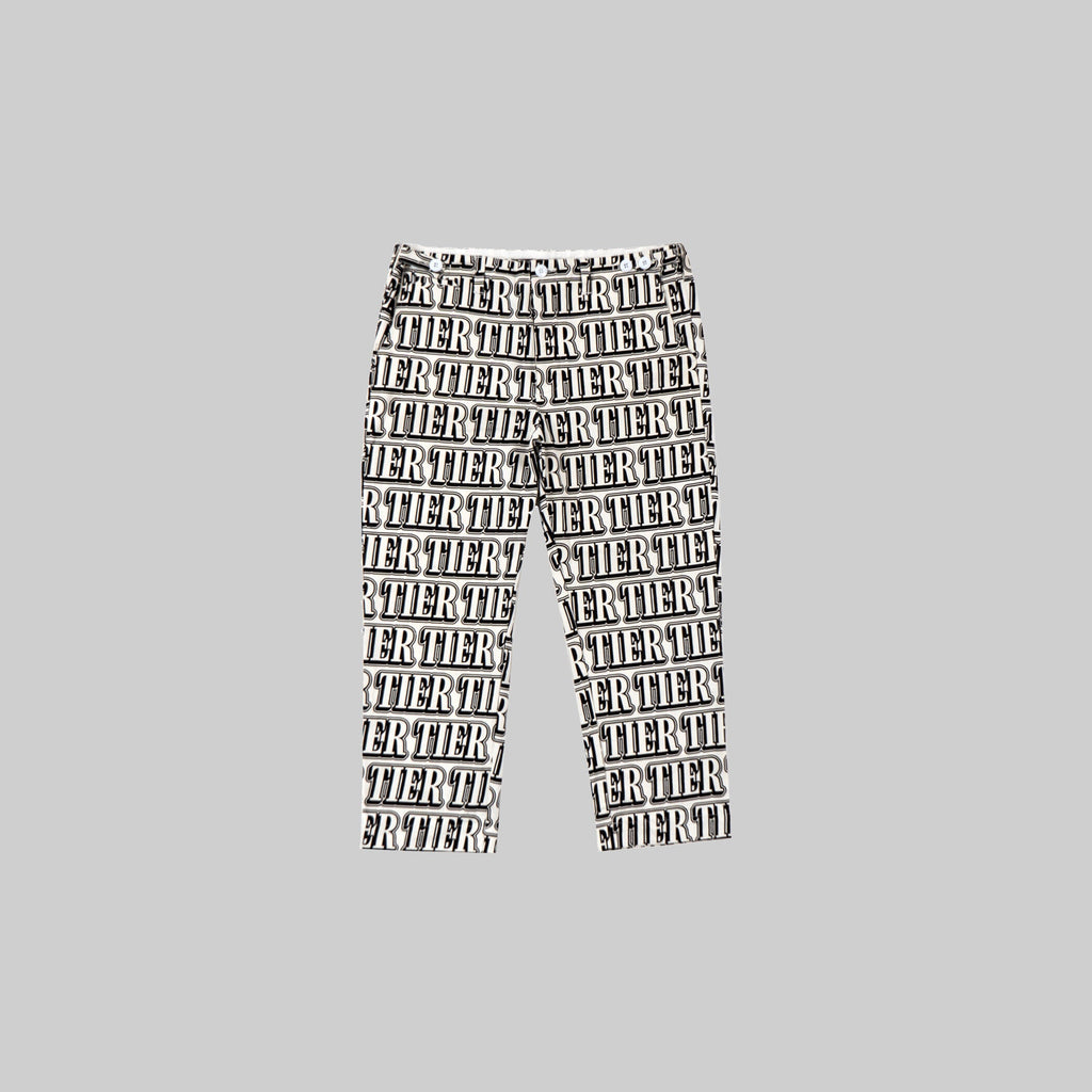 TIER NEWS LOGO MONOGRAM PANT
