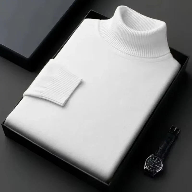 Luxurious Comfort Men's Knitted Turtleneck