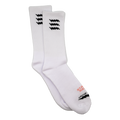 Stay Rad Crew Sock - White