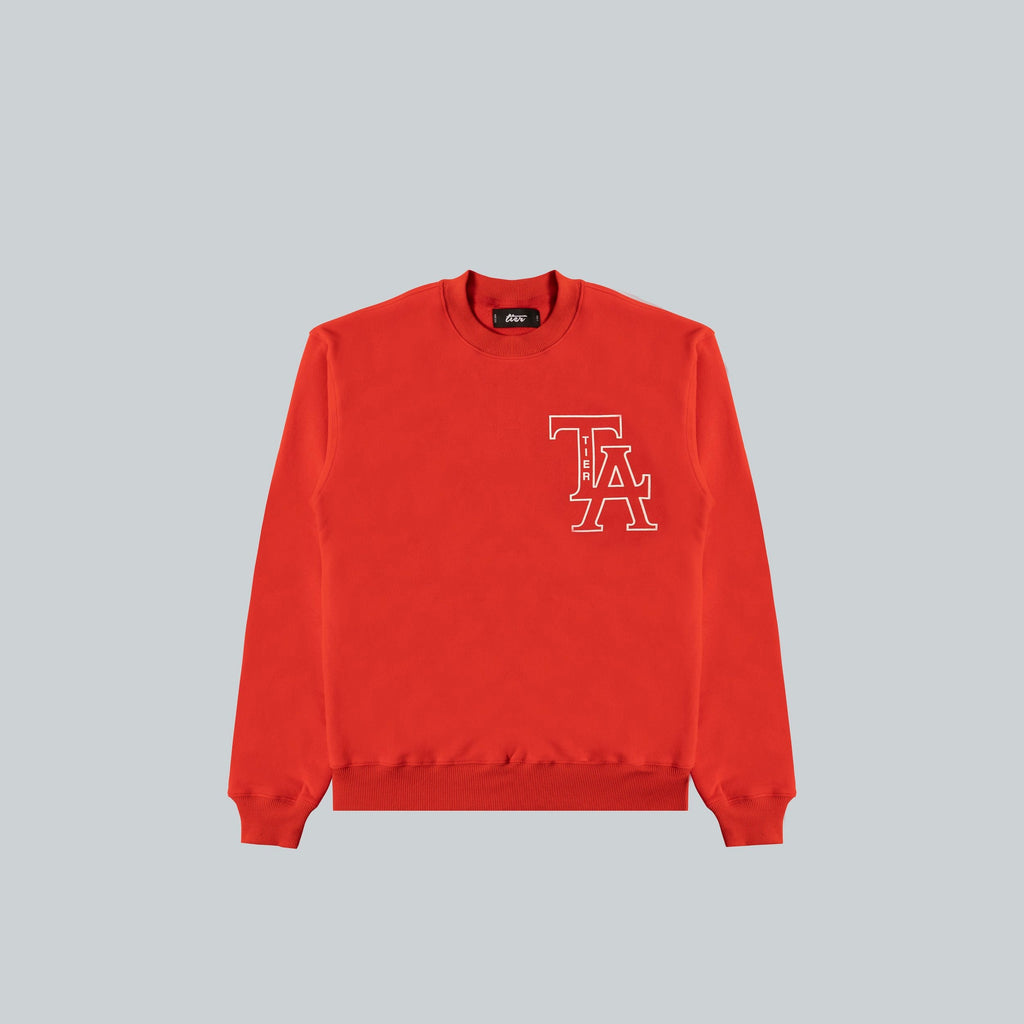 RED TLA CREWNECK