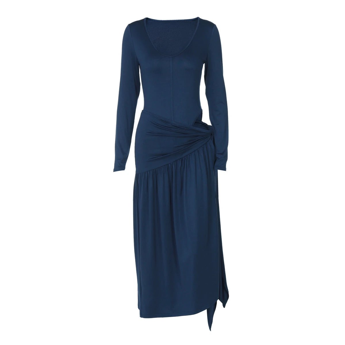 Women's Fashion Sexy Long-sleeved Jumpsuit Lace-up Dress