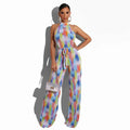 Printed Casual Striped Women's Jumpsuit