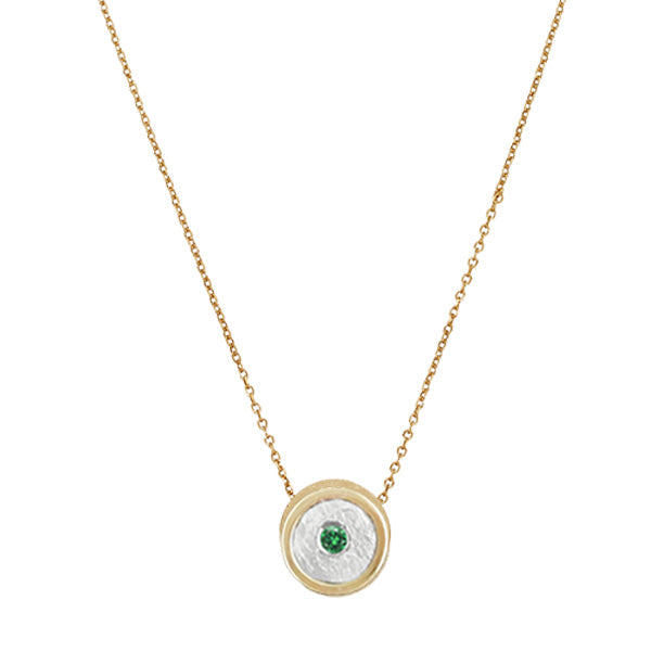 BIRTHSTONE 14K GOLD NECKLACE