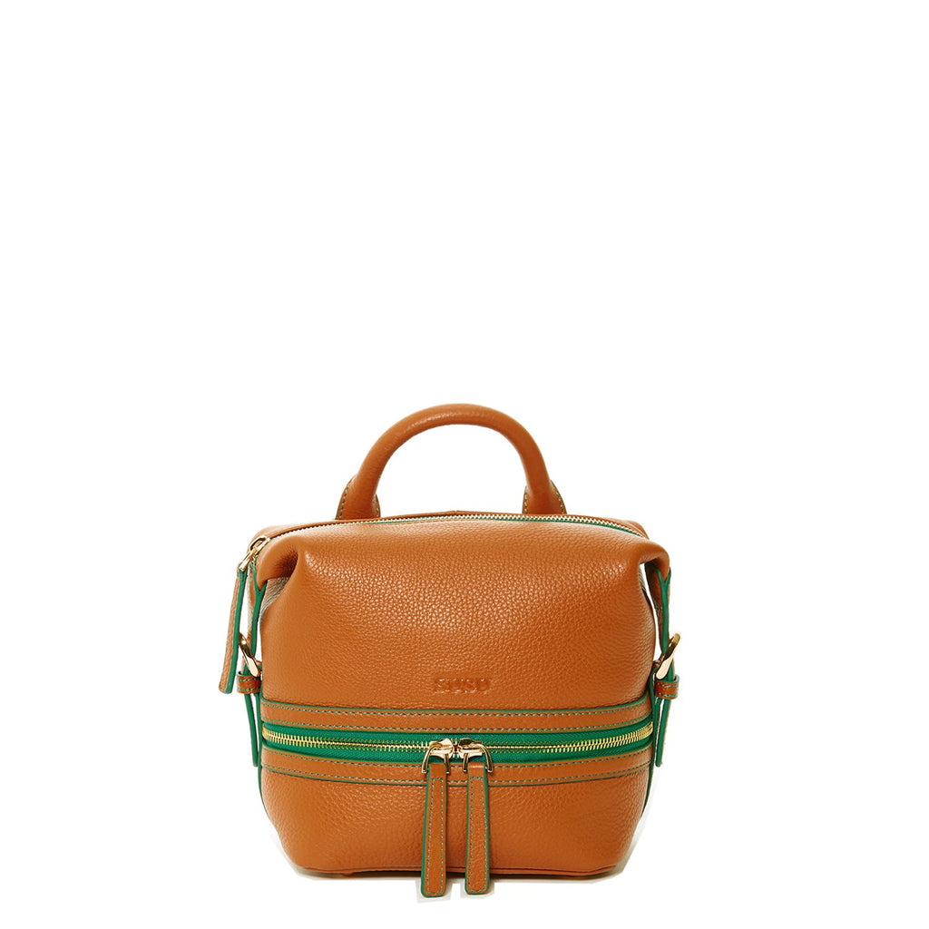 Leather Backpack Crossbody Purse