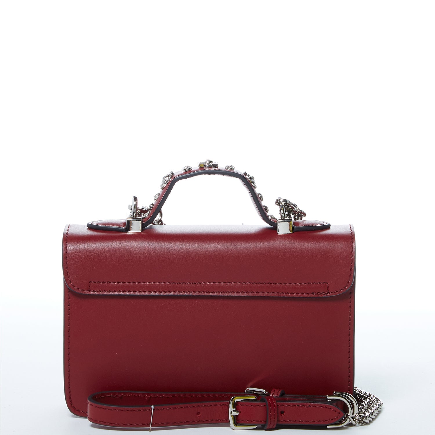 Red Studded Small Handbag