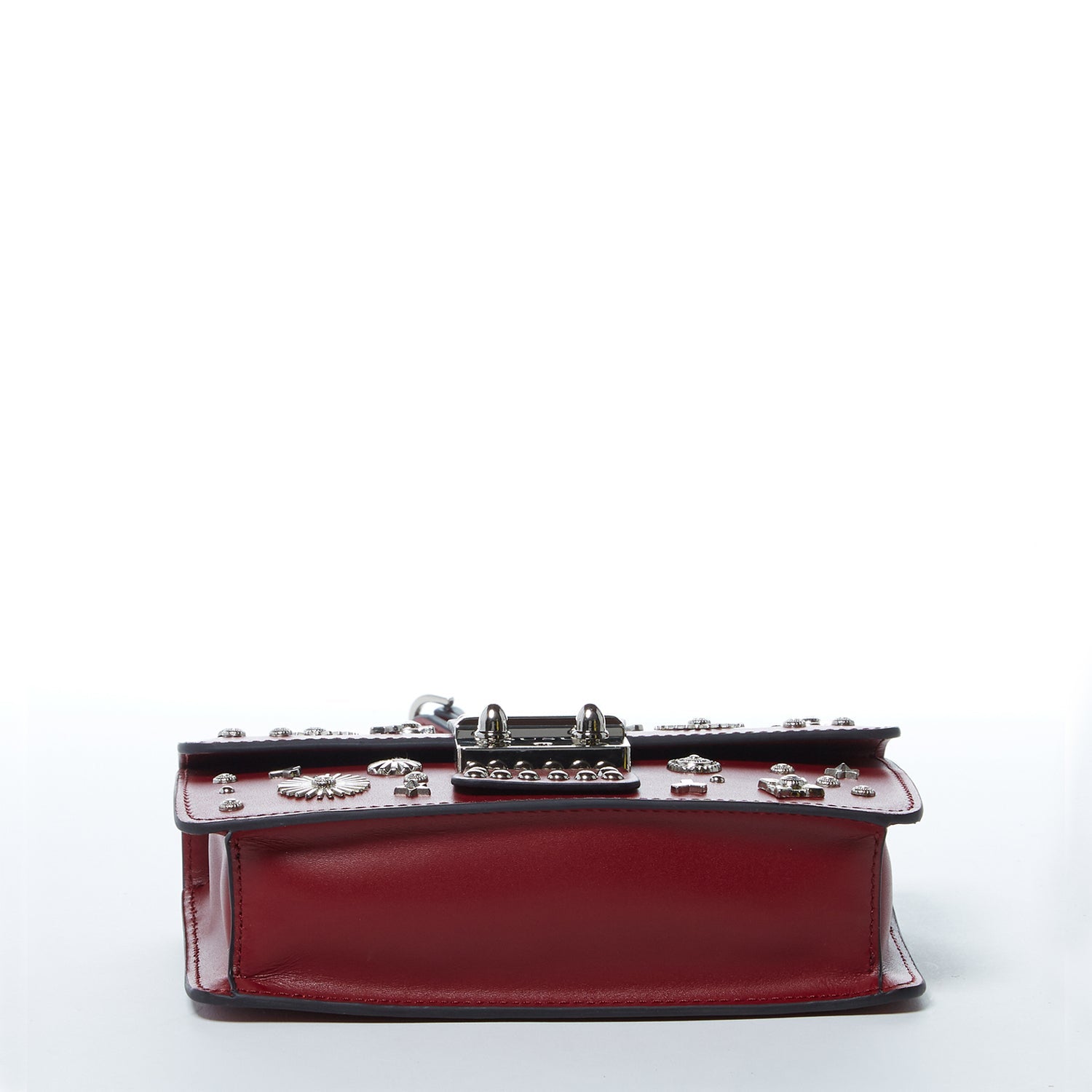 Red Studded Small Handbag