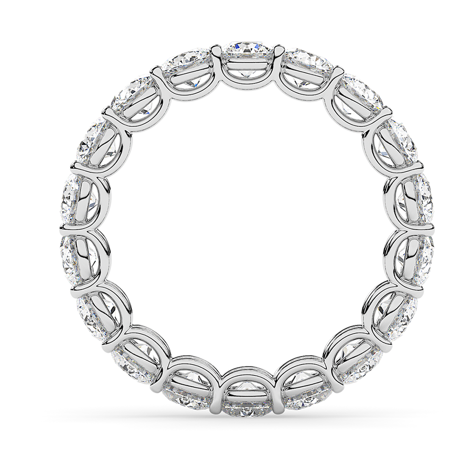 Round Diamond Eternity Band
