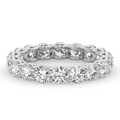 Round Diamond Eternity Band