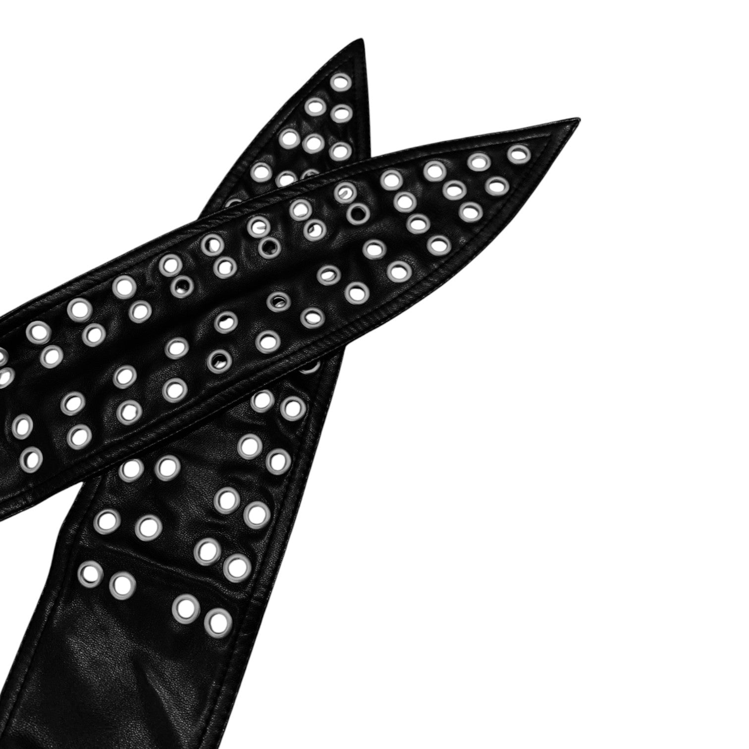 BL NOCTURNE LEATHER EYELET HEADPIECE