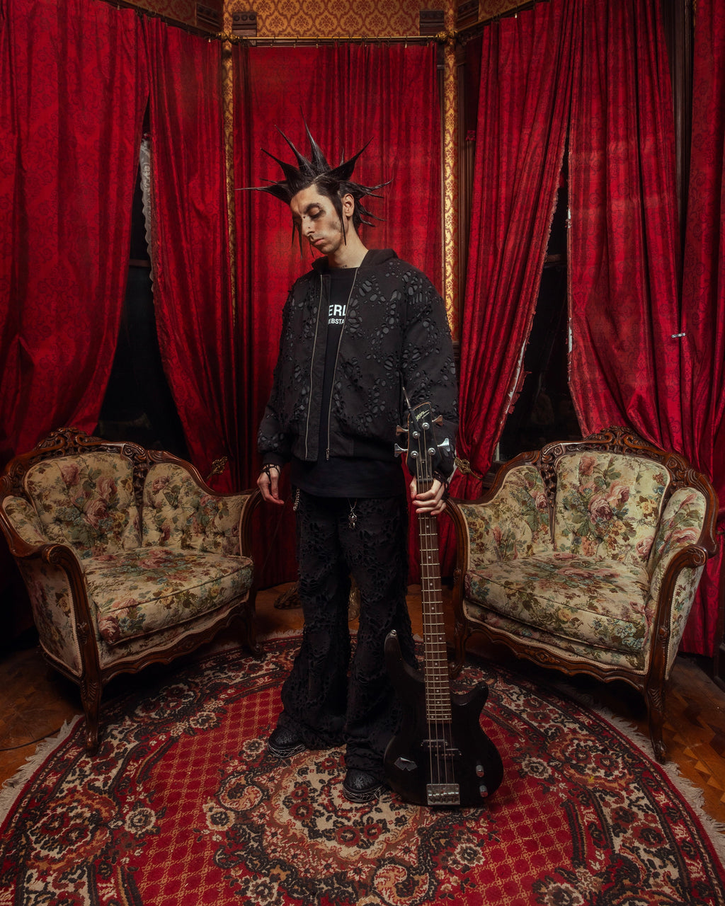 BL BURNEDWEB NYLON BOMBER JACKET