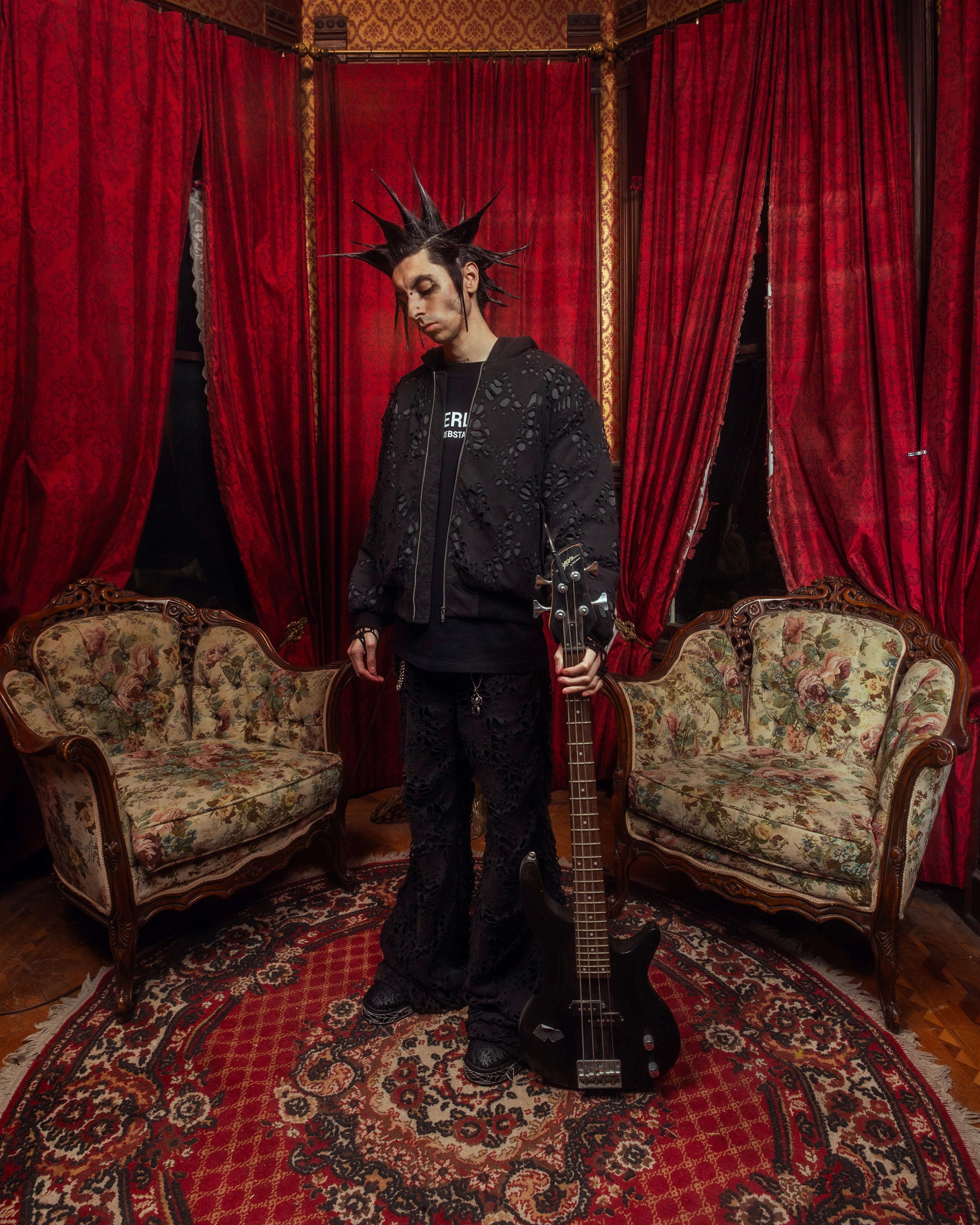 BL BURNEDWEB NYLON BOMBER JACKET