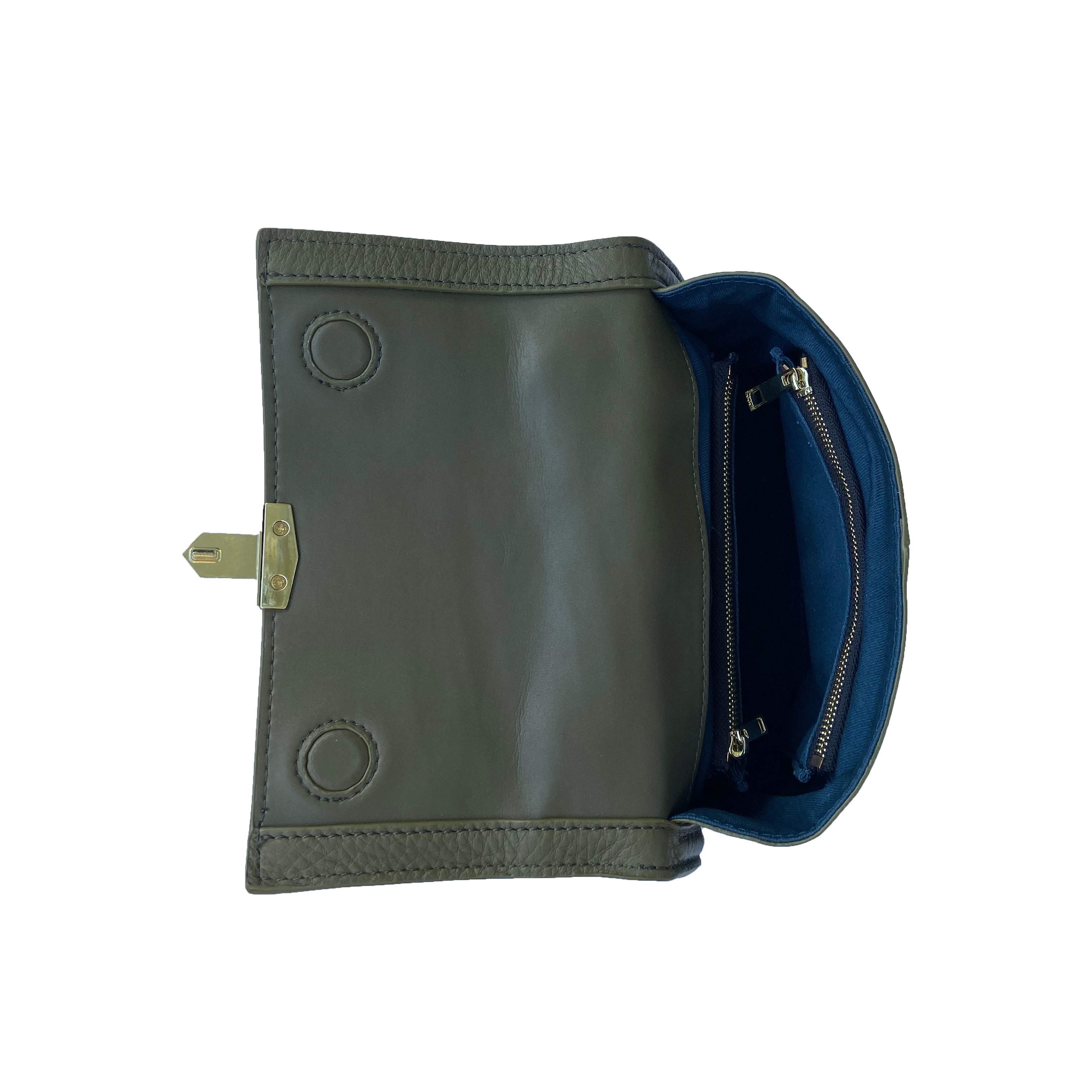 Leather Backpack for Women Convertible Crossbody Bag Olive Green Purse