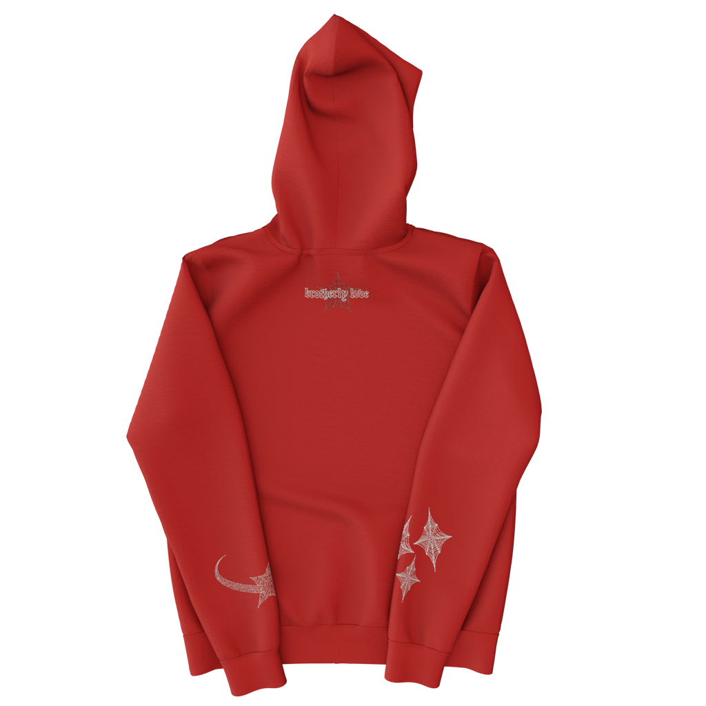 BL WEBSTAR FULL ZIP HOODIE (RED/WHITE)