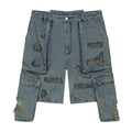 Jazzy Ripped Denim Short