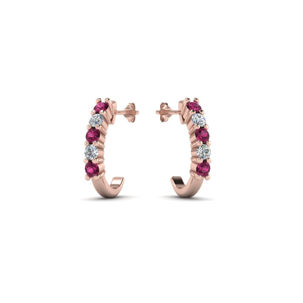 Half Huggie Hoop Earring