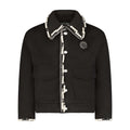 Stud and pearls embellished Jacket
