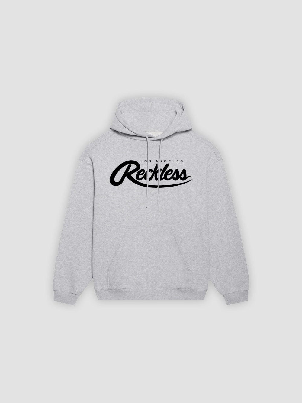 Big R Script Hoodie- Heather Grey